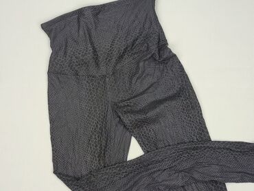 czarne legginsy z wysokim stanem push up: Лосини Спортивні жіночі, S