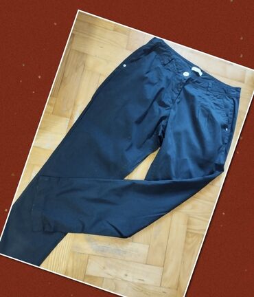 crne pantalone zvoncare: XL (EU 42), Regular rise, Chino