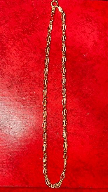 Цепочки: Золотые цепи 585 пробы Варианты из красного золота с бирками и пробой — 31