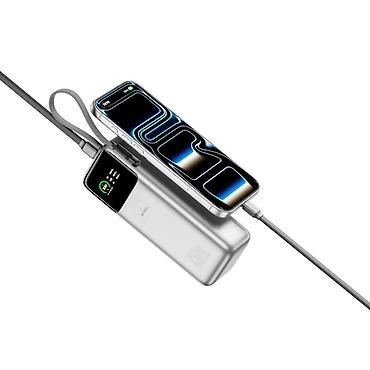 power case: Портативный аккумулятор WiWU 240W 27000 mAh с LED-дисплеем - Емкость — 2