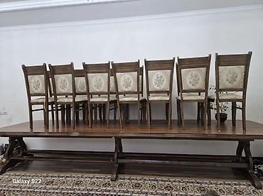 study table: Столовый гарнитур в классическом стиле: большой обеденный стол + — 3