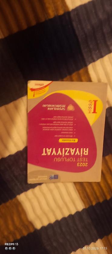 Məhsul: 2023 Test Toplusu – Riyaziyyat (I hissə) Təsvir: - — 1