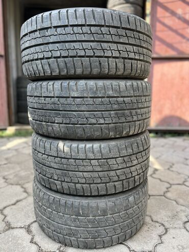 релис диска: Шины 245 / 45 / R 17, Зима, Б/у, Комплект, Легковые, Япония, GoodYear