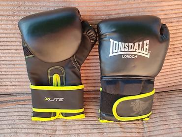Lonsdale X-Lite bokserske rukavice Black/Lime – NOVE Prodajem nove