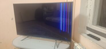 телевизор avest: Телевизор Aiwa, диагональ ~43–50" (ориентировочно). LED-панель, тонкие