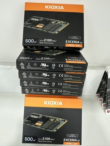 Masaüstü kompüterlər və iş stansiyaları: KIOXIA EXCERIA G2 NVMe SSD – 500 GB - Format: M.2 2280, NVMe SSD -