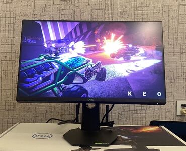 asus tuf: Dell 24" 165hz 1ms monitor istifadə olunmuyub, qutusu açılıb test