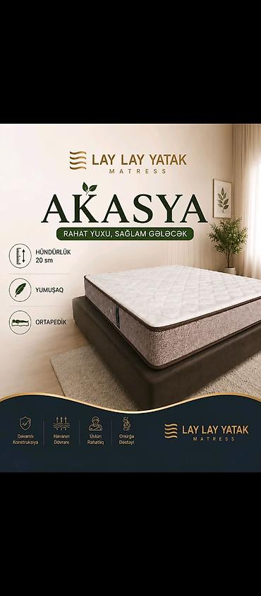 havalı döşək: Yeni, Ortopedik matras, İki nəfərlik — 1