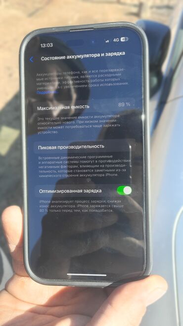 ж 6: IPhone 14 Pro, Б/у, 128 ГБ, Deep Purple, Зарядное устройство, Чехол, 89 %