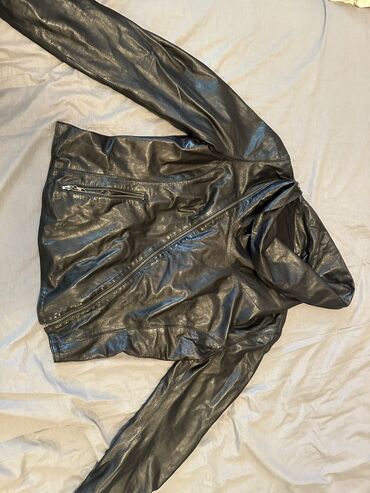 длинная кожаная куртка: Кожаная куртка, Косуха, Натуральная кожа, M (EU 38), L (EU 40)