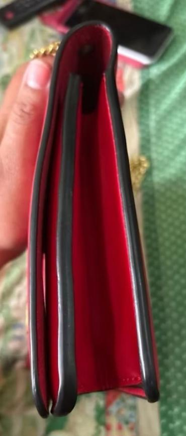 Torbe: Christin Dior J'adore kozna torba. J'ADIOR Shoulder Bag, crvena — 16