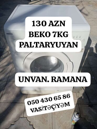 Paltaryuyan maşınlar: Paltaryuyan maşın Beko, 7 kq, İşlənmiş