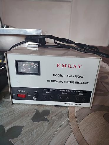 e motor: EMKAY AVR-1500W avtomatik gərginlik tənzimləyicisi (stabilizator) — 1