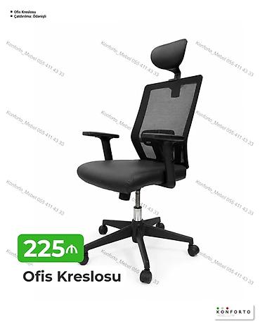 ofis divan: Ofis kreslosu - Ergonomik dizayn: başlıqla təchiz olunmuş, bel — 1