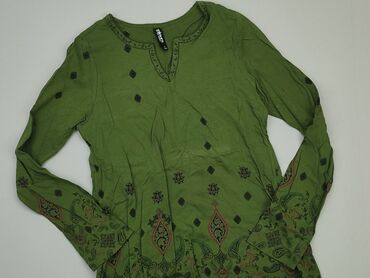 zielone bluzki z długim rękawem: Blouse, M (EU 38), condition - Very good