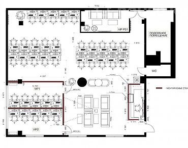 компютерный клуб: Аренда офисов, 200 м², В бизнес центре, 1 линия — 5