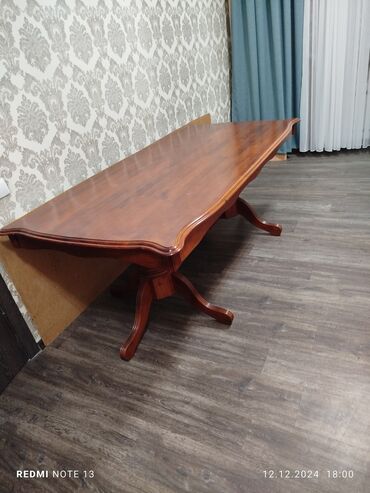 Столы и стулья для зала: Стол и стул для зала, Б/у, Самовывоз, цвет - Коричневый — 5