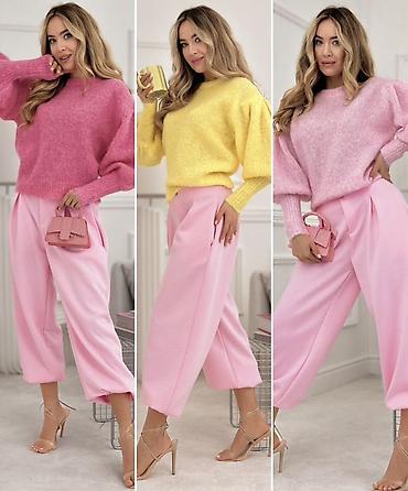Pantalone: 🔥Ženske pantalone sa faltama i elastičnim završetkom
✅2200 din — 2