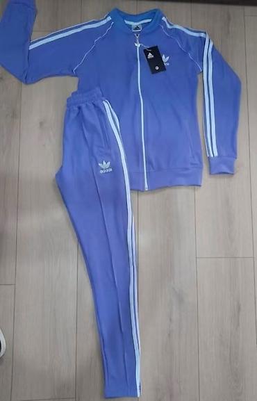 adidas zenske trenerke novi pazar: Ženska trenerka komplet (jakna + pantalone) od mokre likre, novo, u — 2