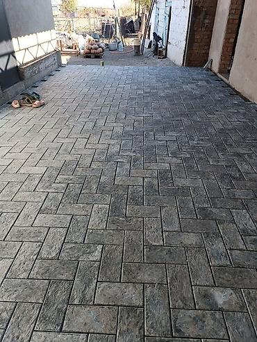 Тротуарная плитка: Брусчатка укладка бордюр Бишкеке
Продажа+Укладка — 18