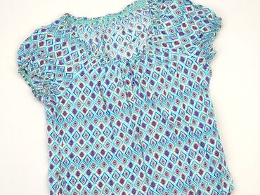 błękitne bluzki damskie: Блуза жіноча, S, стан - Дуже гарний