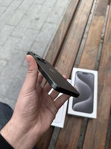 Apple iPhone: IPhone 15 Pro, 256 GB, Qara, Face ID — 14