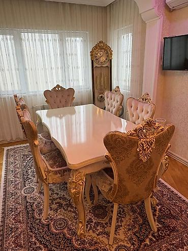 stol stul satilir: Masa dəsti satılır 400₼. Təcili evdən çıxmalıdır. Ünvan — 1