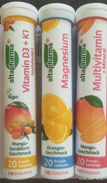 vitamin kompleksi: Almaniyadan alınıb, məşhur ROSSMANN şirkətinin zəngin tərkibli