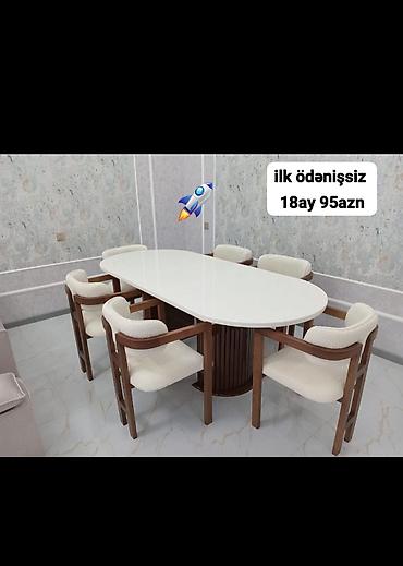 eyvan ucun stol stul: Masa desdi — 1