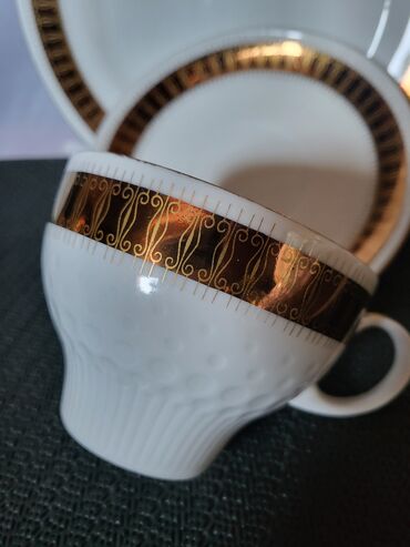 Kuhinjski setovi: Set porcelanski Kahla Istocna Nemacka 70te. Trodelni set,nigde — 9