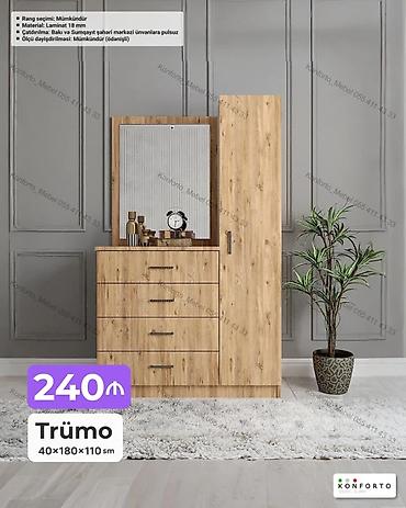 Ev və bağ: Trümo – 40×180×110 sm - Material: 18 mm laminat - Rəng seçimi — 1