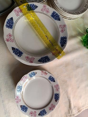 Наборы посуды: Фарфоровый чайный сервиз с ручной росписью. Московский фарфоровый — 7