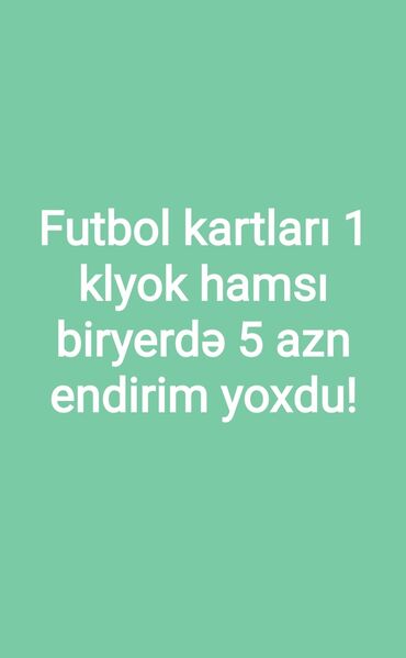futbol ayaqqabisi v Azərbaycan | Butslar: Futbol kartları