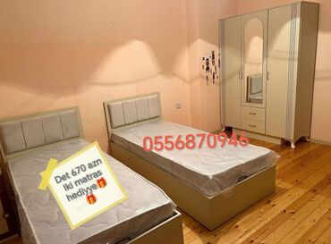 Çarpayılar: Yeni, Təknəfərlik çarpayı, Bazasız, Matras ilə, Siyirməsiz, Azərbaycan — 22