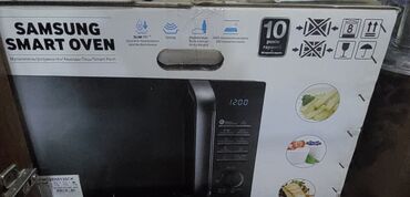 Ütülər və buxarlayıcılar: Salam, Samsung markalı mikrodalğalı soba satılır. İstifadə olunmayıb