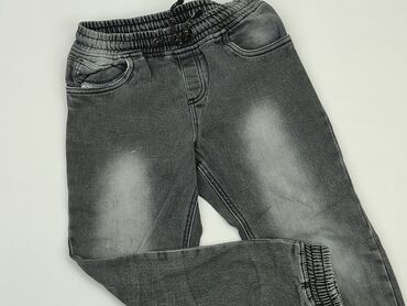biały sweterek 146: Spodnie jeansowe, Peppers, 11 lat, 146, stan - Dobry