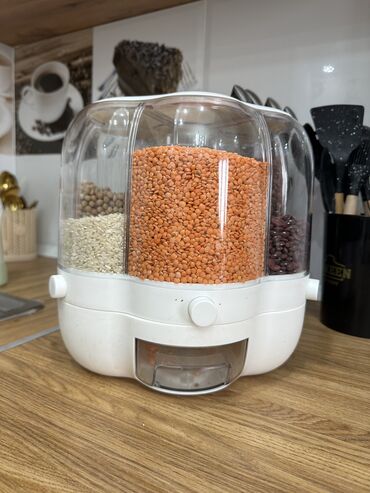 пластик тара: Кухонный диспенсер органайзер для хранения круп. 6 отсеков плюс 1