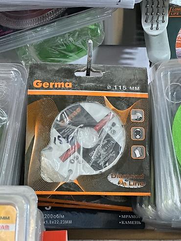 Алмазный отрезной диск Germa Diamond Line - Диаметр: 115 мм - at lalafo.kg Алмазный отрезной диск Germa Diamond Line - Диаметр: 115 мм -
