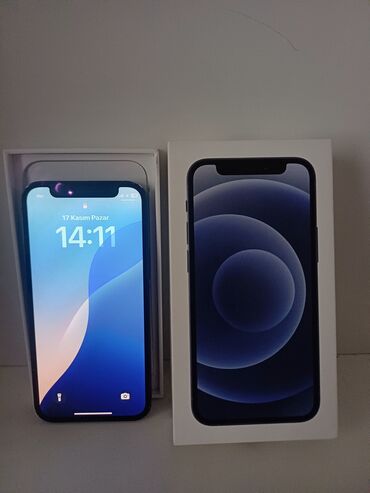 Apple iPhone: IPhone 12 mini, 128 GB, Qara, Face ID