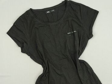 czarne t shirty basic: Sinsay, Women`s T-shirt, size M (EU 38)