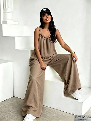 le silla: Ženski letnji kombinezon sa širokim nogavicama – Emi Moda, Made in — 1