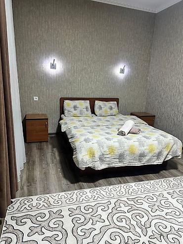 hostel osh: 1 комната, Восток-5 мкр, Душевая кабина, Постельное белье, Кондиционер — 9