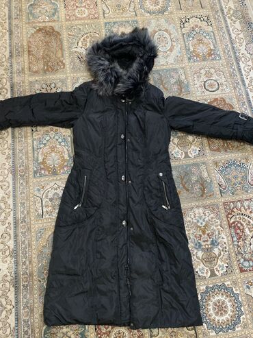 пуховик размер 48: Пальто, Зима, Длинная модель, L (EU 40)