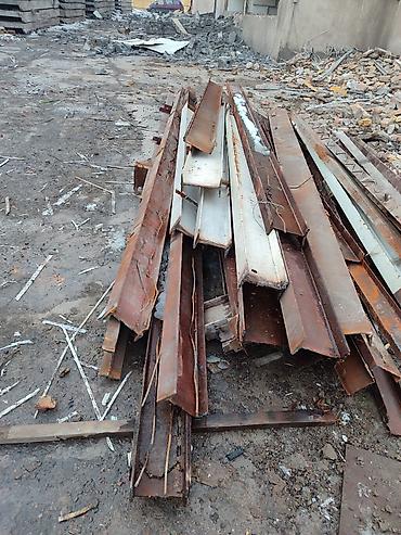 Двутавровая балка: Стальные балки/швеллера, разнокатаные, после демонтажа конструкций. - — 7