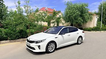 Kia Optima sedan – ağ rəng, geniş və rahat salon. Avadanlıq və