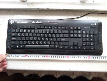 руль для компьютера genius: Клавиатура Genius KB-350e USB, в рабочем состоянии, длина шнура 155 см