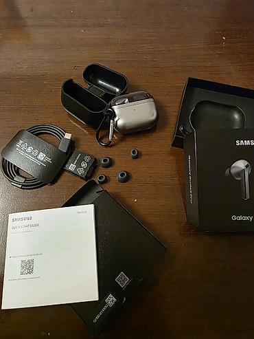 Qulaqcıqlar: İşlənmiş Simsiz (Bluetooth) Qulaqcıqlar, Samsung, rəng - Gümüşü — 8