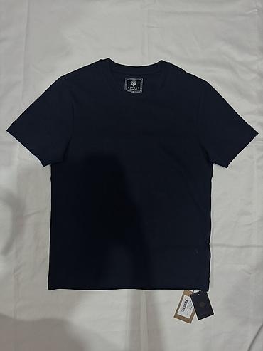 ls waikiki: Мужская футболка, XL, S, L, Новый, цвет - Синий, Самовывоз — 1