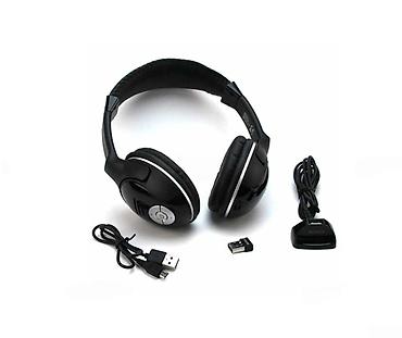qulaqlıq satışı: A4Tech RH-500 Black – 2.4 GHz simsiz mikrofonlu qulaqlıq 🟢 Rəsmi iş — 1