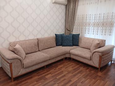 Divanlar: Künc divan, İşlənmiş, Açılan, Bazasız, Parça, Çatdırılma yoxdur — 1